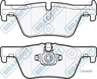 APEC Rear Brake Pad Set for BMW 320d Touring xDrive 2.0 March 2013 to March 2015