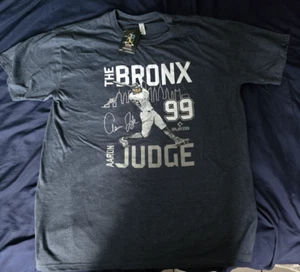 T-shirt New York Yankees Aaron Judge adulto X-Large Zuni MLB NUOVA con etichetta - Foto 1 di 2