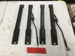 Corvette 1976-1978 seat tracks (except Pace cars) price is for 1 seat (2pcs) - Picture 1 of 2