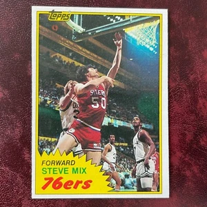 1981-82 Topps Set STEVE MIX #E92 76ERS LARRY BIRD Casi Nuevo/Como Nuevo + *alto grado* en venta - Imagen 1 de 2