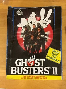 1989 O-pee-chee Ghost Busters II Complete, Clean wax box