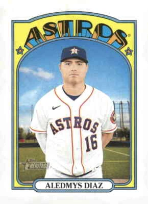 2021 Topps Heritage #553 Aledmys Diaz - Image 1 of 2