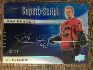 Sam Bennett 2015-16 Ice Superb Script Portraits SP #02/15 C'D SSP-SB - Picture 1 of 1