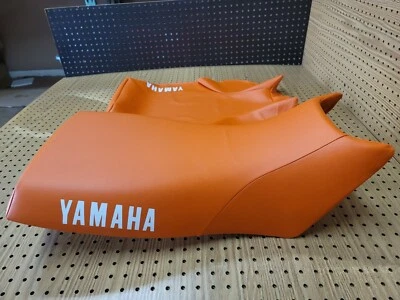 YAMAHA BREEZE 125 YFA 125 SEAT COVER 1989 TO 2003 MODEL (ORANGE) (Y-162) - Image 1 of 4