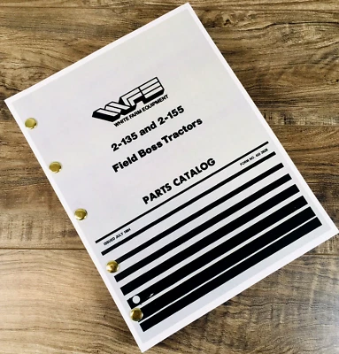 White 2-135 2-155 Field Boss Tractor Parts Manual Catalog Assembly Schematics - Image 1 of 4