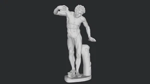 statua scultura fauno danzante dancing faun arte classica - Foto 1 di 4