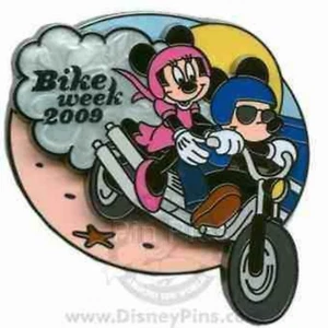 Disney Pin 68770 Bike Week 2009 Mickey und Minnie Motorrad Moto LE 1500 - Bild 1 von 1