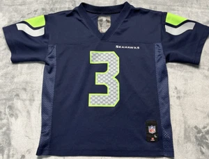 NFL Team Apparel Youth Large 7 Seattle Seahawks Russell Wilson #3 Jersey - Picture 1 of 3