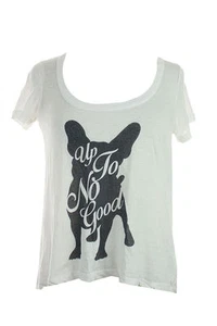 Dreamr Women's T shirt Short sleeve Graphic White Size M - Picture 1 of 2