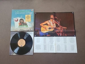 CAT STEVENS Greatest Hits LP w/Poster 1975 A&M SP 4519 Vinyl LP Record in shrink - Picture 1 of 5
