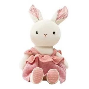 Bunny Stuffed Animal Organic Cotton Baby Plush Toys, 9" Easter Plush 9" Bunny - Picture 1 of 8