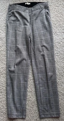 Women’s Max Studio Grey Plaid Stretch Dress Pants Size M - Image 1 of 4