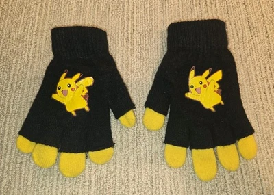 Pokemon Juvenil Niño Niña Niños 2015 Guantes de Mano PIKACHU Juego Freak Invierno Foto 1 de 4