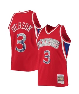 Camiseta deportiva Philadelphia 76ers Iverson 75 aniversario Diamond Swingman 1996-97 2XL - Imagen 1 de 7