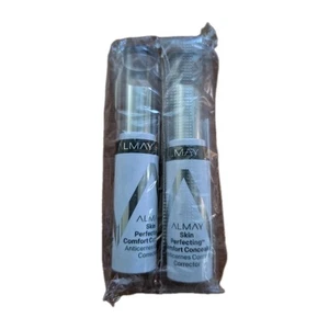 2 Pack Almay Skin Perfecting Comfort Concealer, Light, 0.13 oz SEALED - Picture 1 of 3