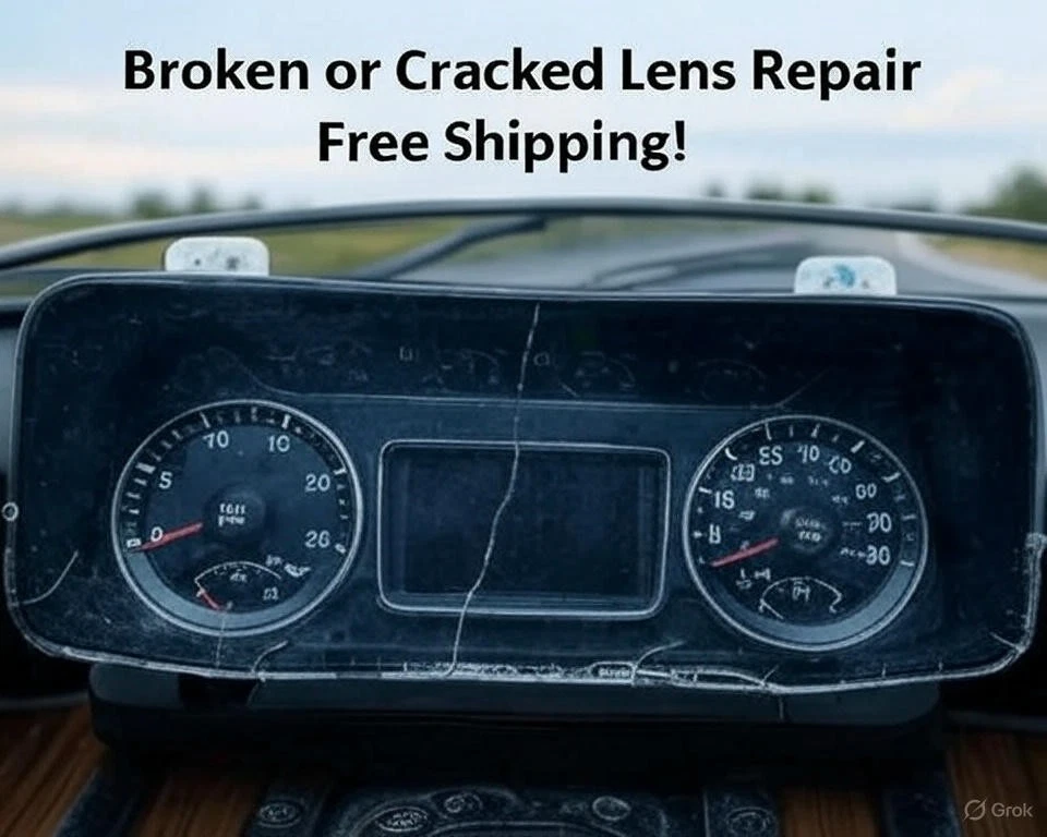 Reparación de vidrio de lente de racimo medidor velocímetro International LT 2018-2024 4093454c1 Foto 1 de 1