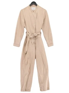 Claudie Pierlot Women's Jumpsuit UK 12 Cream Cotton with Polyester Jumpsuit - Picture 1 of 7
