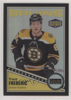 2019-20 O-Pee-Chee Platinum Retro Black Pack Wars Trent Frederic #R-80 Rookie RC - Image 1 of 2