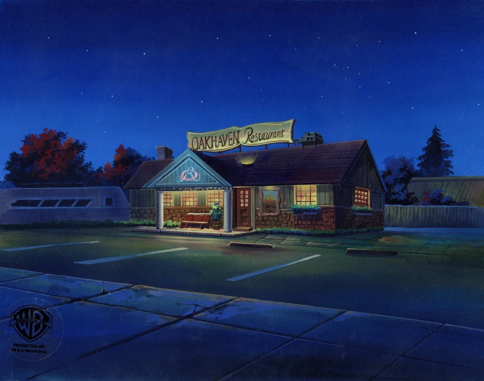 Scooby Doo Witch's Ghost: Oakhaven Restaurant-Original Production Cel/OBG - Image 1 of 1