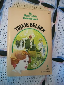 Trixie Belden #17 - The Mystery of the Uninvited Guest (Oval Paperback) - Picture 1 of 14