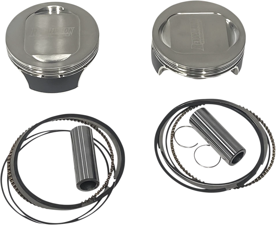 REVOLUTION PERFORMANCE, LLC Piston Kit - Dished - For Fits 117" Monster Big Bore - Image 1 of 1