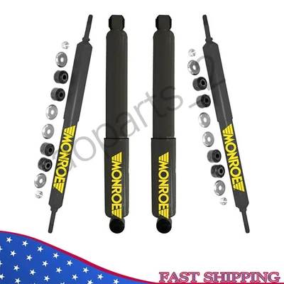 Monroe Front Rear Shocks Absorbers Fits 1991 1992 1993 1994 GMC C6000 Topkick - Image 1 of 4
