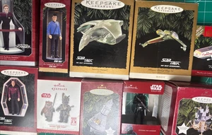 Hallmark Keepsake Ornament Collectors You Pick Star Trek Star Wars NASA Space - Imagen 1 de 28