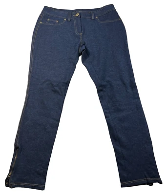 Pantalones de chándal International Concepts para mujer talla 6 azules bolsillos elásticos Foto 1 de 4