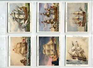 Old Naval Prints 1936 Players Large Cigarette Cards - Full Set of 25 Cards - Picture 1 of 10