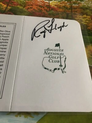 Raymond Floyd signed Masters scorecard Augusta National - Image 1 of 2