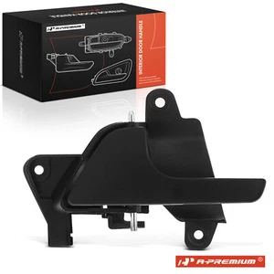 Front LH Textured Black Inner Door Handle for VW Transporter Caravelle T5 04-15 - Picture 1 of 11