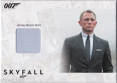JAMES BOND AUTOGRAPHS & RELICS SSC24 DANIEL CRAIG SHIRT COSTUME RELIC 122/200 - Image 1 of 2
