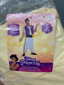Disney Aladdin Prestige Costume Adult Size S/P (28-30) Fez Hat Included - Picture 1 of 3