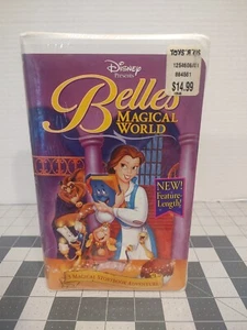 NEW VHS Movie Walt Disney Beauty and the Beast Belle’s Magical World Video Tape - Picture 1 of 3