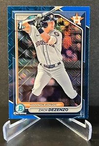 2024 #BCP161 Zach Dezenzo Bowman Chrome Mega Box Prospects Blue Refractors /150 - Picture 1 of 3