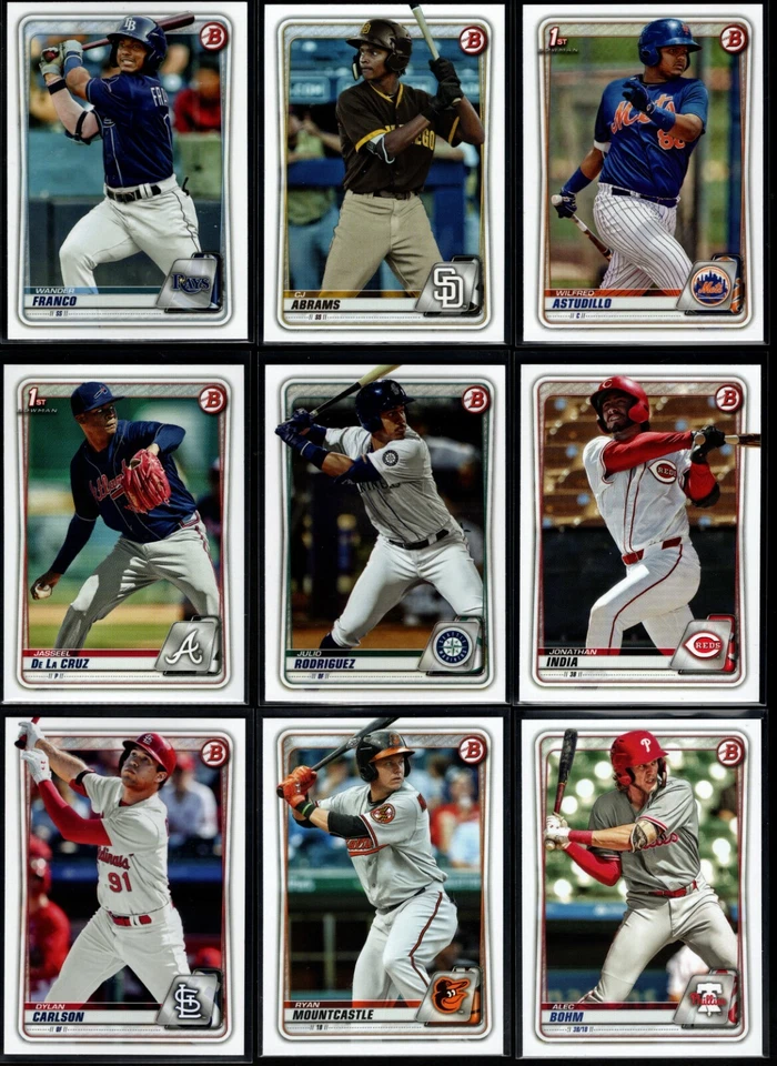2020 BOWMAN PAPER PROSPECTS ( RC's, 1st CARDS ) - WHO DO YOU NEED!! - Image 1 of 1