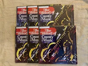 Lee Cash Presents The History Of Country Music complete set of 6 record LPs - Picture 1 of 9