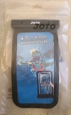 JOTO Universal Waterproof Phone Pouch Dry Bag Case for Smart Phones Black - Image 1 of 4