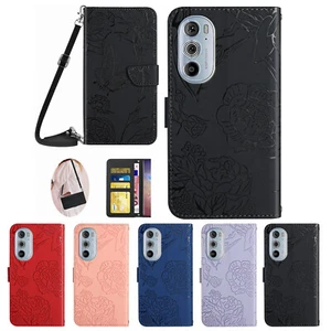 For Motorola Moto GPlay/Power/Stylus/Pure Flip Wallet Stand Crossbody Case Cover - Picture 1 of 71
