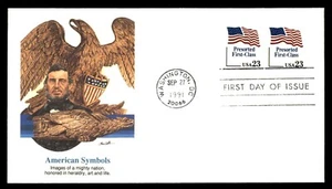Mayfairstamps US FDC 1991 Flag Presorted First Class First Day Cover aas_63425 - Picture 1 of 2