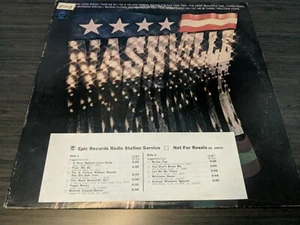 Nashville S/T Tommy Allsup RADIO PROMO Epic KE 32916 - LP12" LP JF3 very rare - Picture 1 of 6