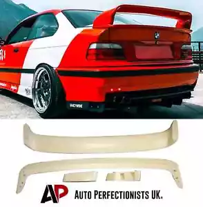 BMW Serie 3 M3 E36 GT GTR spoiler bagagliaio posteriore grande 1990-2000 - Foto 1 di 11