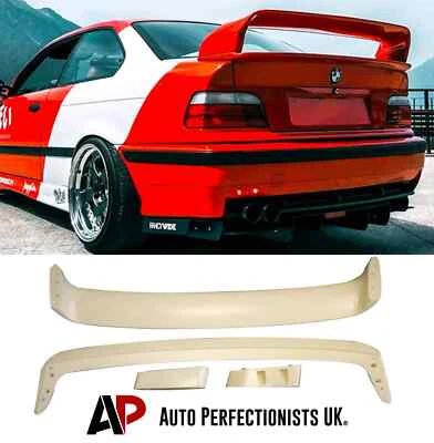 AUTO PERFECTIONISTS UK BMW 3 Series M3 E36 GT GTR Rear Boot Spoiler Wing Trunk Drift Body Kit 1990-2000
