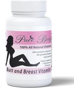 Butt Enhancer and Breast Enhancer Vitamins All-in-1 Booty & Breast Growth - Picture 1 of 5