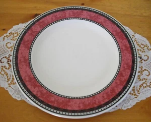 Plato redondo vintage Syracuse China RESTAURANTE granate 12 1/4" ~ - Imagen 1 de 5