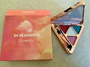 Paleta de sombras de ojos IN BLOOMING Cosmetics 4 sartenes nueva en caja - Imagen 1 de 2