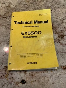 Hitachi EX5500 Excavator Technical Manual - Picture 1 of 8