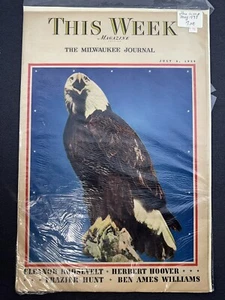 This Week Newspaper Magazine - Milwaukee Journal - July 2, 1939 - Roosevelt - Picture 1 of 1