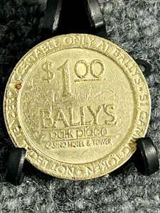 BALLY'S PARK PLACE HOTEL CASINO $1 ONE DOLLAR GAMING COIN/TOKEN - Atlantic City - Picture 1 of 2