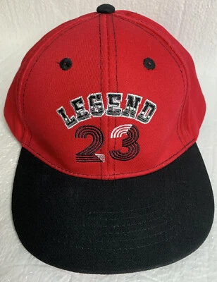 Jordan Legend 23 Chicago Red Legend Snapback Gorra Ajustable Gorra Juvenil Foto 1 de 4